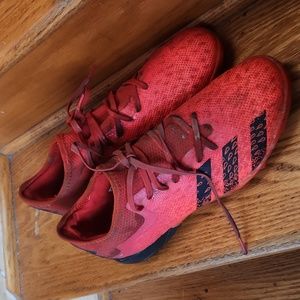 Adidas predator demonscale soccer cleats, Red